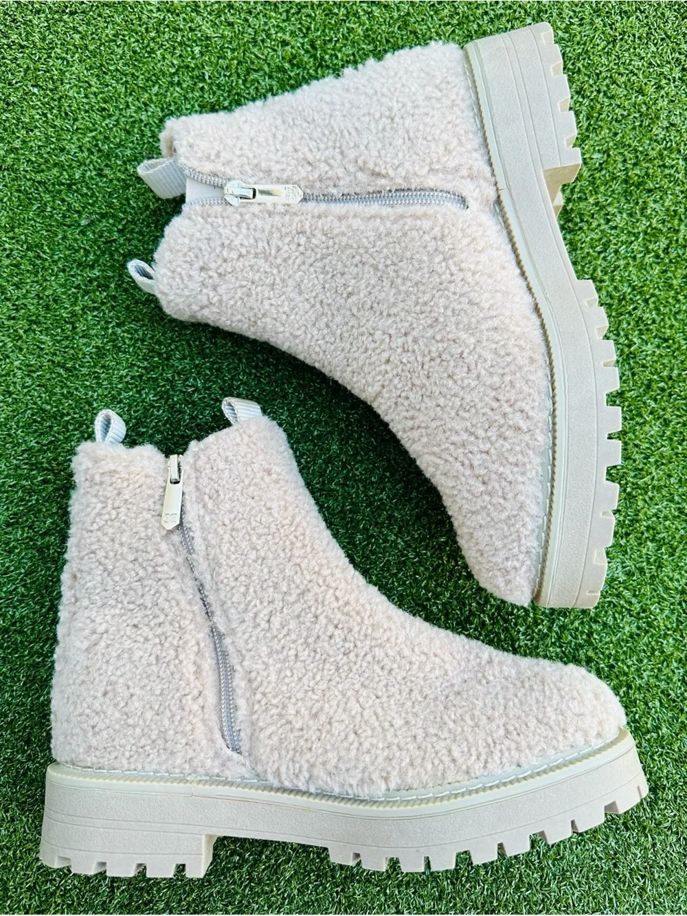 Sam Edelman Sherpa Ankle Boots – Girls’ Size 3
